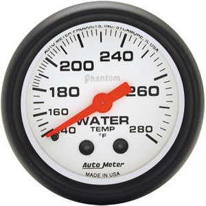 Autometer – Phantom Water Temperature Gauge (2-1/16″)
