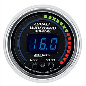 Autometer – Cobalt Air/Fuel Ratio Gauge with Wideband Oxygen Sensor (2-1/16″)