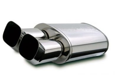 MAGNAFLOW – Oval Body Polished Stainless Steel Muffler – 5″ x 8″
