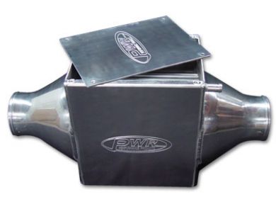 PWR – Air to Ice Intercooler – 48x20x27cm Square with 4″ Outlets