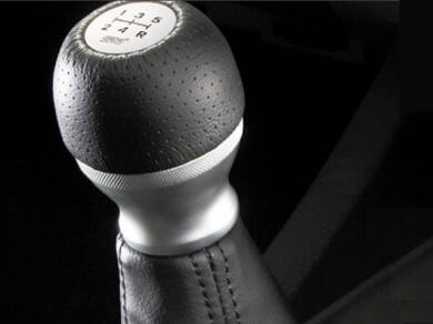 STi – Aluminum Shift Knob – 5 Speed Manual (Leather)